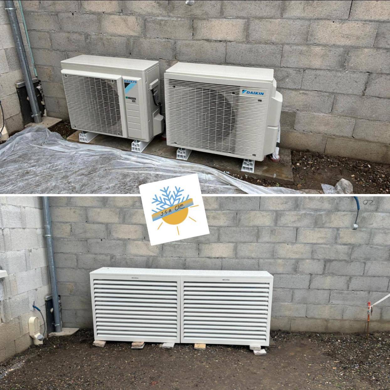 Cache climatiseur extérieur : une solution esthétique pour habiller un groupe de climatisation