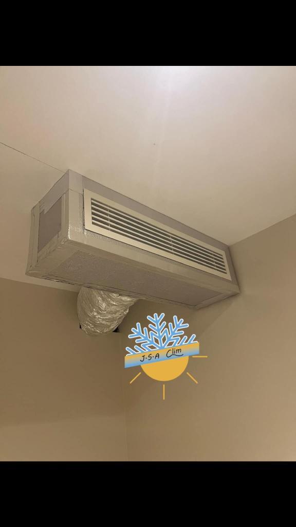Climatisation gainable Airzone installée chez un particulier par JSA CLIM