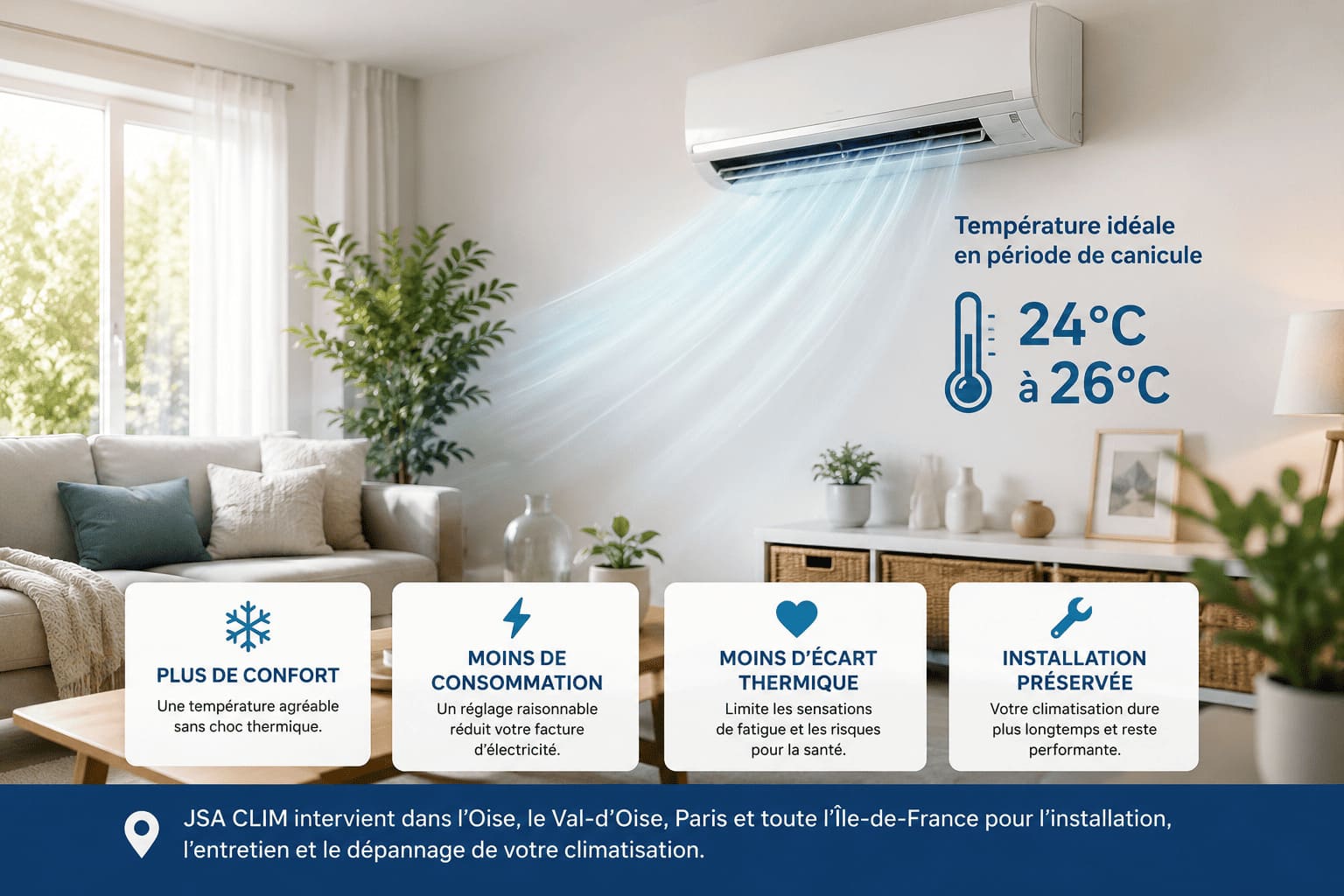 Canicule : faut-il vraiment régler sa climatisation à 18 °C ?